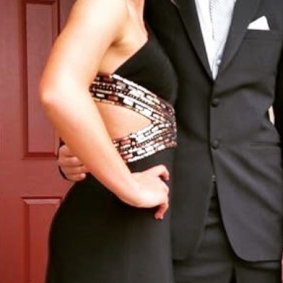 One shoulder long formal dress - Picture 4 of 4